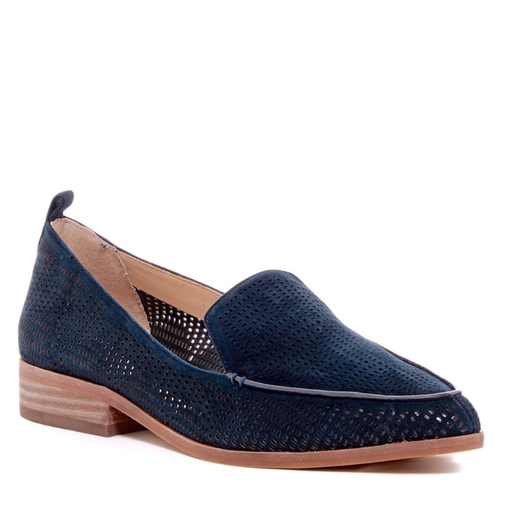 New‎ Vince Camuto Kade Suede Cutout Loafer Sz 8.5